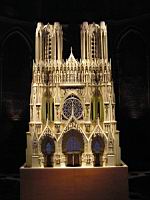 Reims, Cathedrale, Maquette de la cathedrale (2)